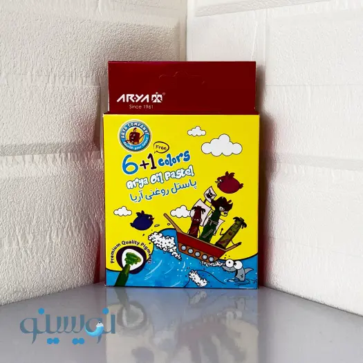 پاستل روغنی 6 رنگ آریا